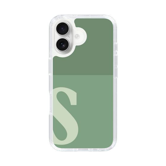 Slim Protection Case［ オリジナル - initial two tone - S green ］