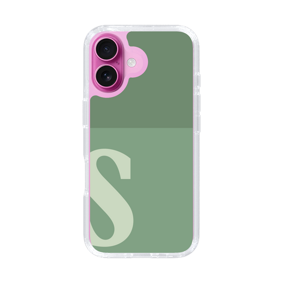 Slim Protection Case［ オリジナル - initial two tone - S green ］