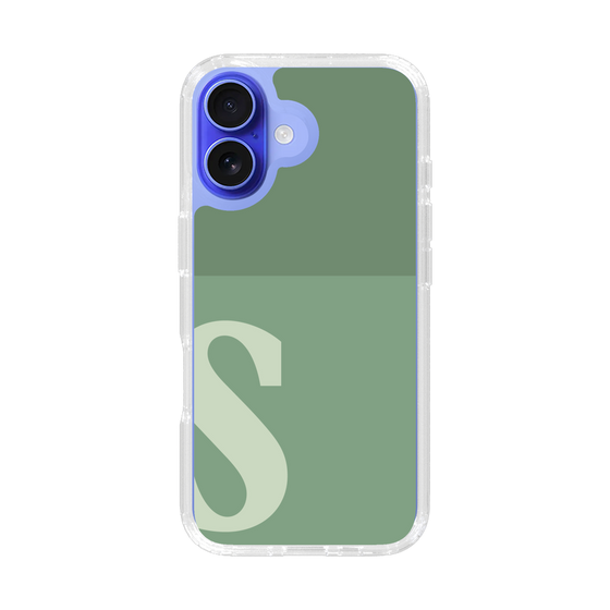 Slim Protection Case［ オリジナル - initial two tone - S green ］