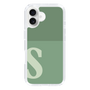 Slim Protection Case［ オリジナル - initial two tone - S green ］
