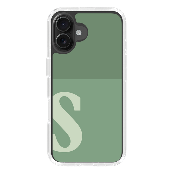 Slim Protection Case［ オリジナル - initial two tone - S green ］