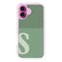Slim Protection Case［ オリジナル - initial two tone - S green ］
