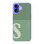 Slim Protection Case［ オリジナル - initial two tone - S green ］