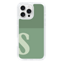 Slim Protection Case［ オリジナル - initial two tone - S green ］