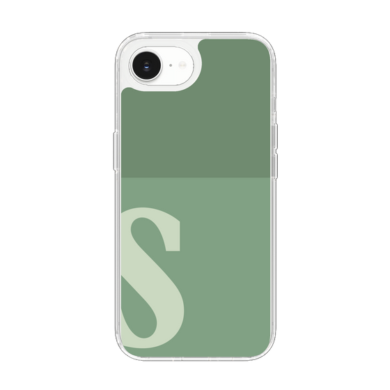 Slim Protection Case［ Original - initial two tone - S green ］