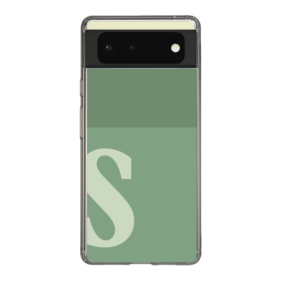 Slim Protection Case［ Original - initial two tone - S green ］