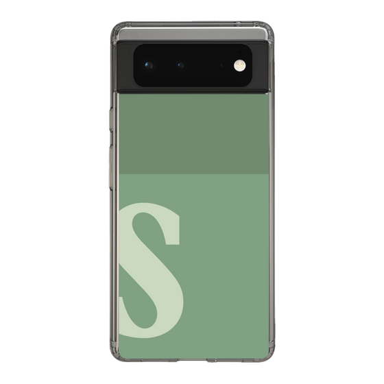 Slim Protection Case［ Original - initial two tone - S green ］