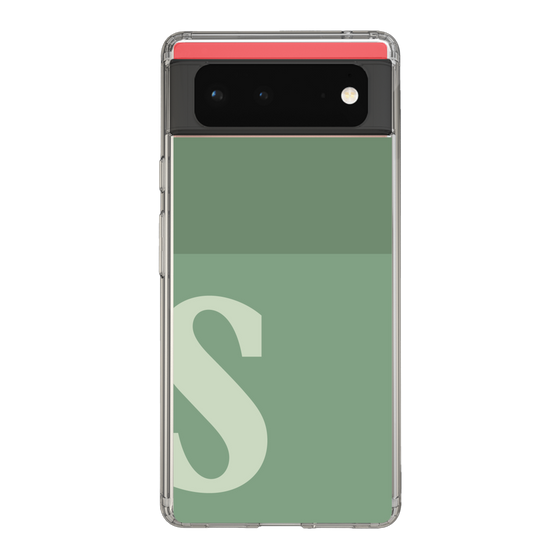 Slim Protection Case［ Original - initial two tone - S green ］