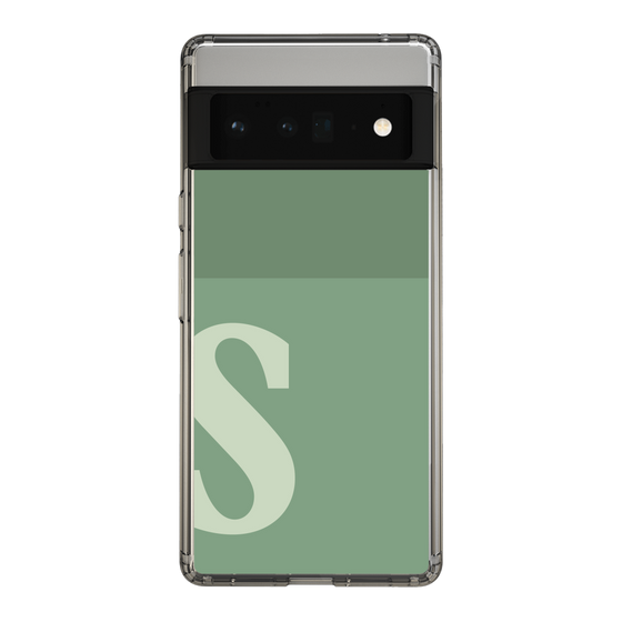 Slim Protection Case［ Original - initial two tone - S green ］
