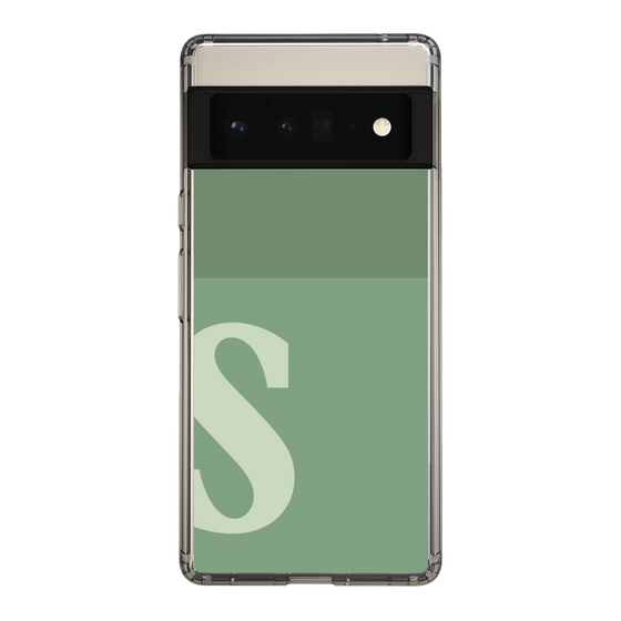 Slim Protection Case［ Original - initial two tone - S green ］