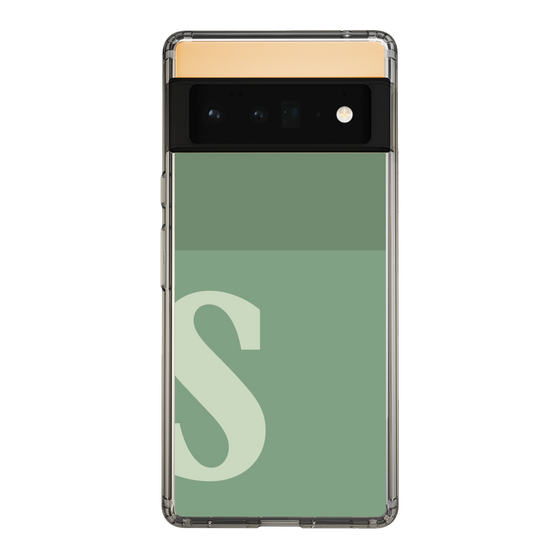 Slim Protection Case［ Original - initial two tone - S green ］