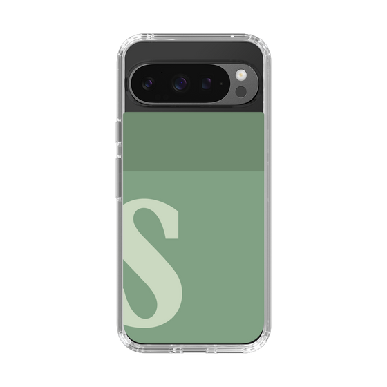 Slim Protection Case［ Original - initial two tone - S green ］