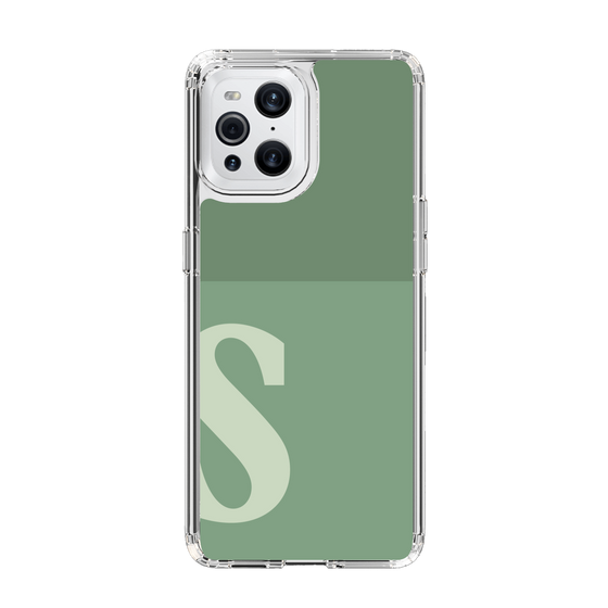 Slim Protection Case［ Original - initial two tone - S green ］