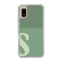Slim Protection Case［ Original - initial two tone - S green ］
