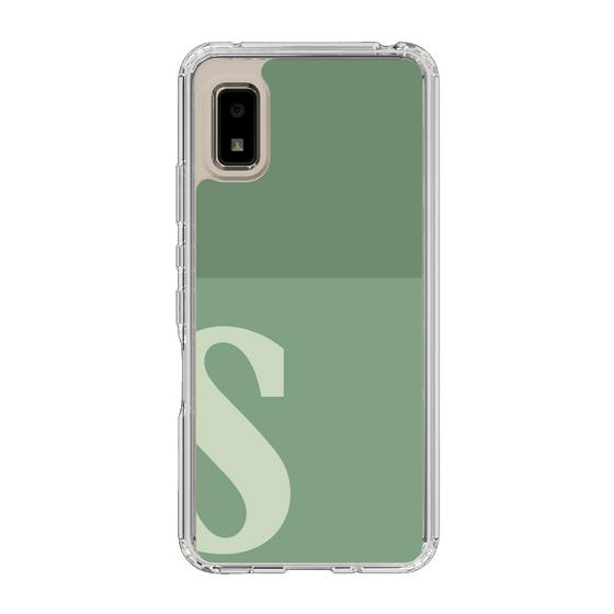 Slim Protection Case［ Original - initial two tone - S green ］
