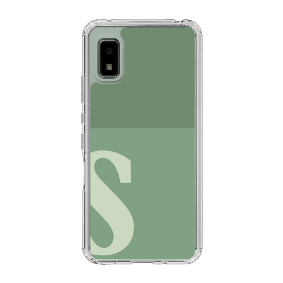 Slim Protection Case［ Original - initial two tone - S green ］