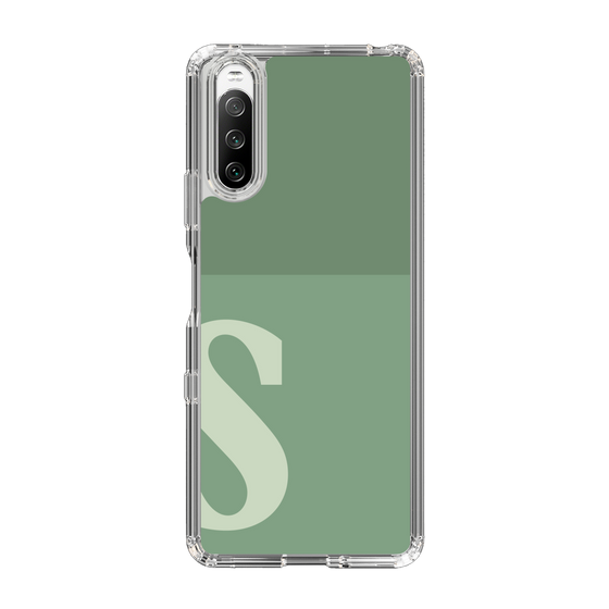 Slim Protection Case［ Original - initial two tone - S green ］