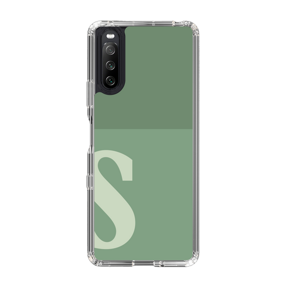 Slim Protection Case［ Original - initial two tone - S green ］