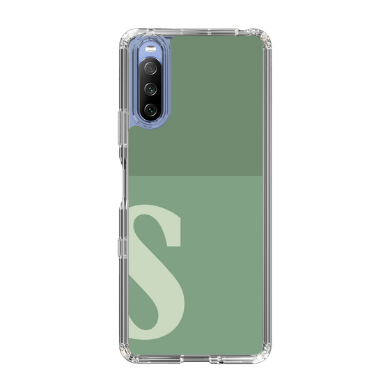 Slim Protection Case［ Original - initial two tone - S green ］