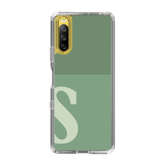 Slim Protection Case［ Original - initial two tone - S green ］