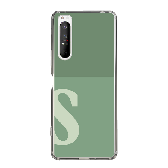 Slim Protection Case［ Original - initial two tone - S green ］