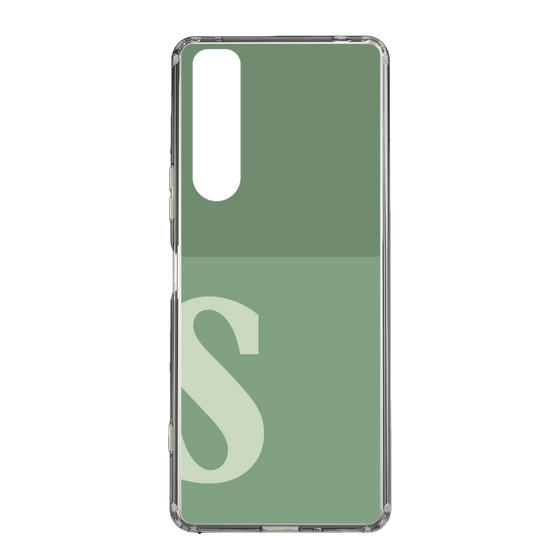 Slim Protection Case［ Original - initial two tone - S green ］