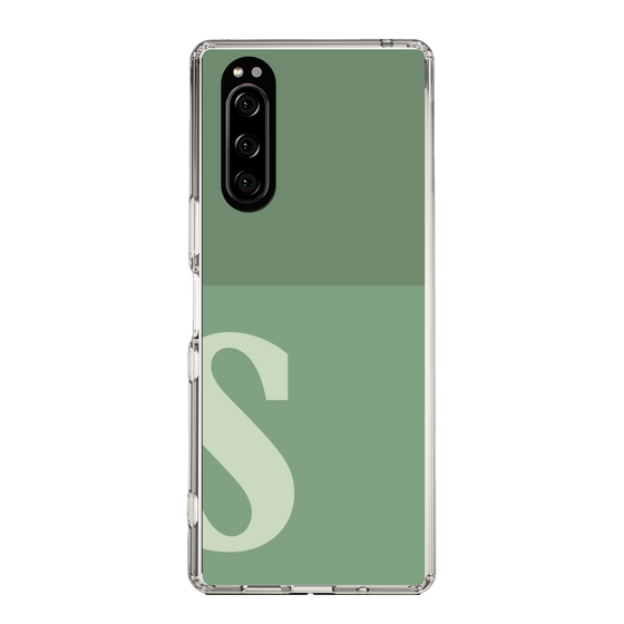 Slim Protection Case［ Original - initial two tone - S green ］