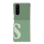 Slim Protection Case［ Original - initial two tone - S green ］