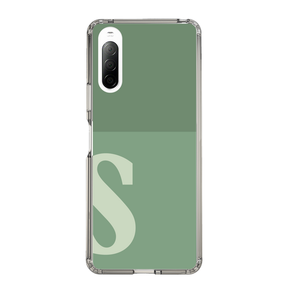 Slim Protection Case［ Original - initial two tone - S green ］