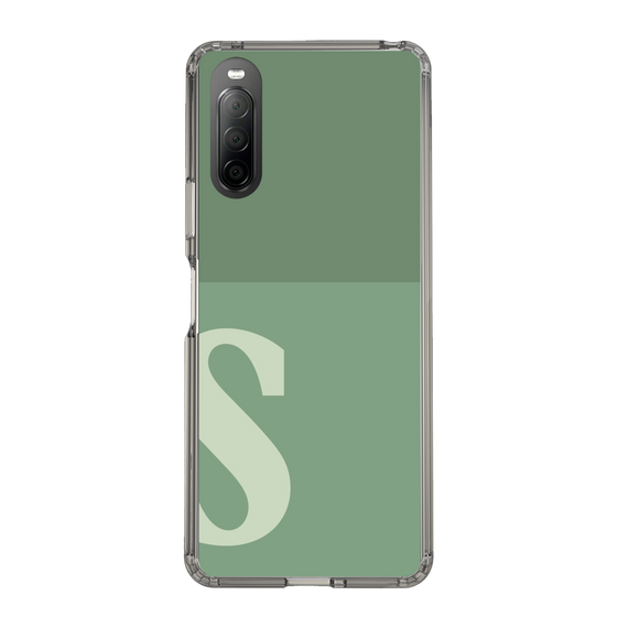 Slim Protection Case［ Original - initial two tone - S green ］