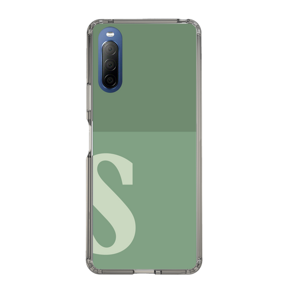 Slim Protection Case［ Original - initial two tone - S green ］