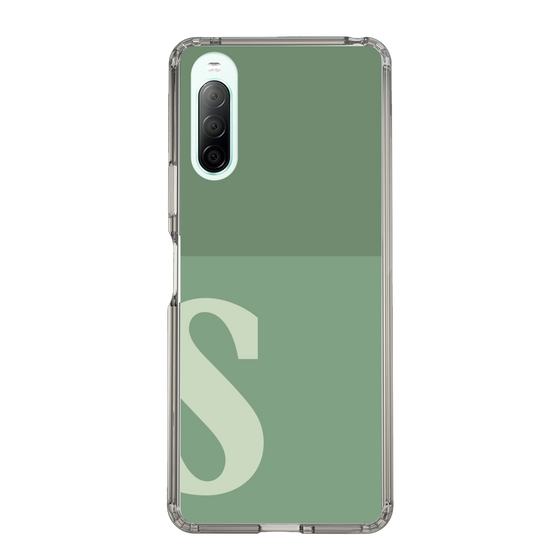 Slim Protection Case［ Original - initial two tone - S green ］