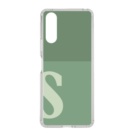 Slim Protection Case［ Original - initial two tone - S green ］