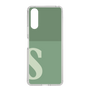 Slim Protection Case［ Original - initial two tone - S green ］