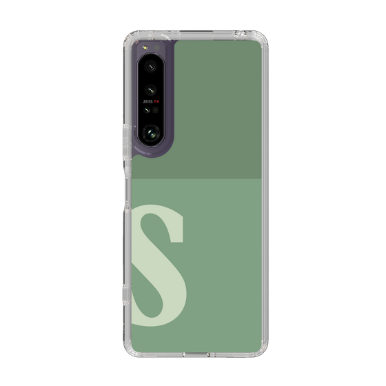 Slim Protection Case［ Original - initial two tone - S green ］