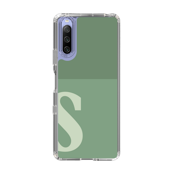 Slim Protection Case［ Original - initial two tone - S green ］