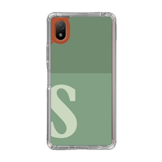 Slim Protection Case［ Original - initial two tone - S green ］