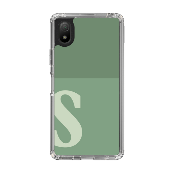 Slim Protection Case［ Original - initial two tone - S green ］