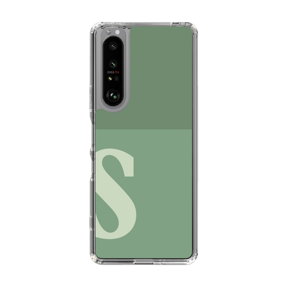 Slim Protection Case［ Original - initial two tone - S green ］