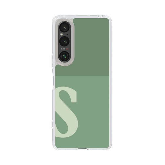 Slim Protection Case［ Original - initial two tone - S green ］