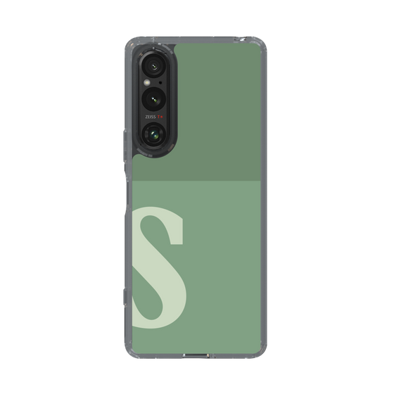 Slim Protection Case［ Original - initial two tone - S green ］