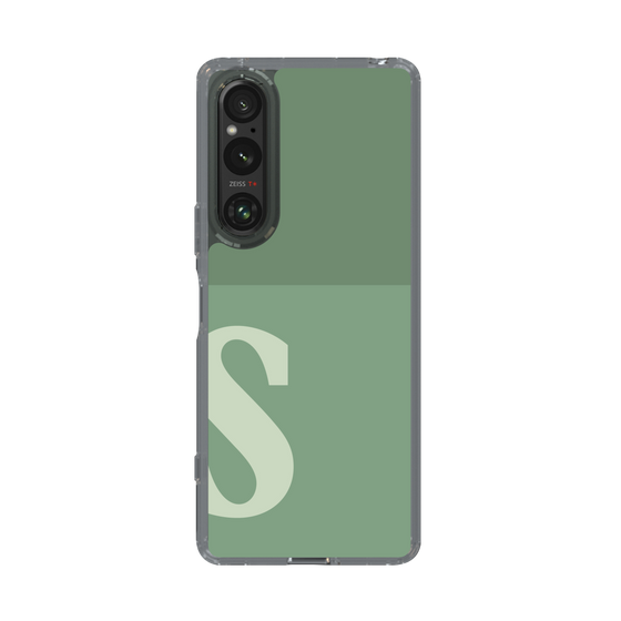 Slim Protection Case［ Original - initial two tone - S green ］