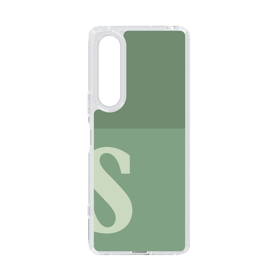 Slim Protection Case［ Original - initial two tone - S green ］