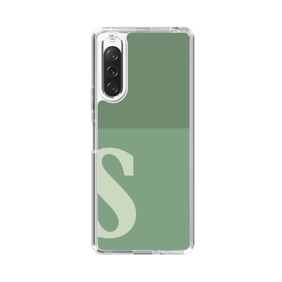 Slim Protection Case［ Original - initial two tone - S green ］