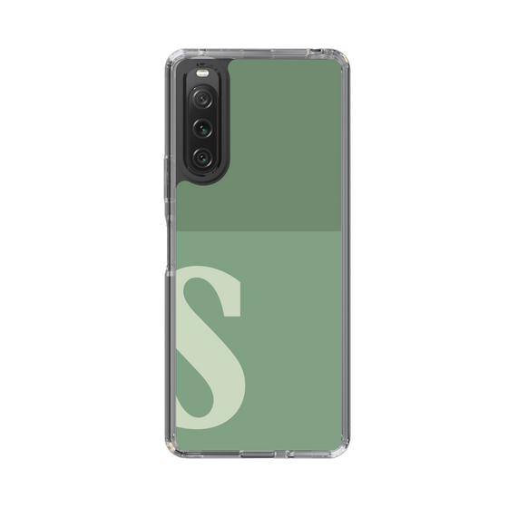 Slim Protection Case［ Original - initial two tone - S green ］