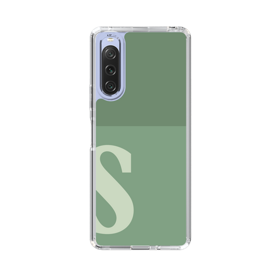 Slim Protection Case［ Original - initial two tone - S green ］