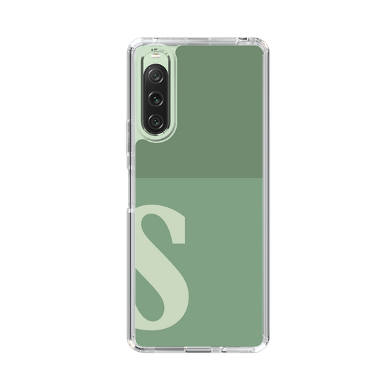 Slim Protection Case［ Original - initial two tone - S green ］