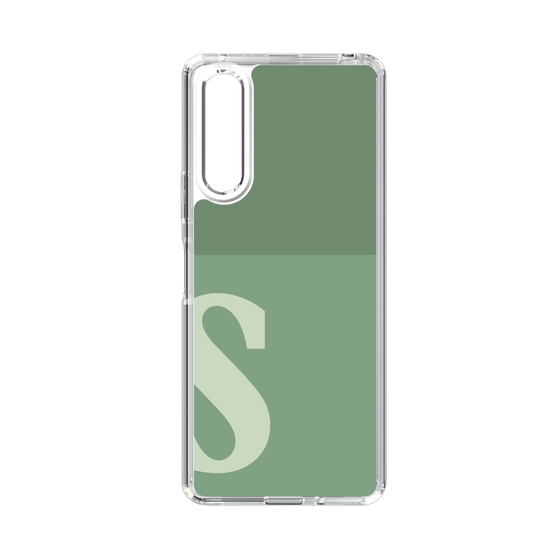 Slim Protection Case［ Original - initial two tone - S green ］