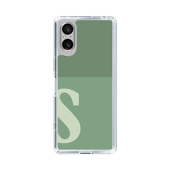 Slim Protection Case［ Original - initial two tone - S green ］