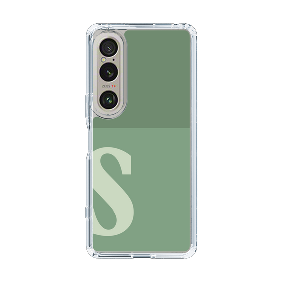 Slim Protection Case［ Original - initial two tone - S green ］